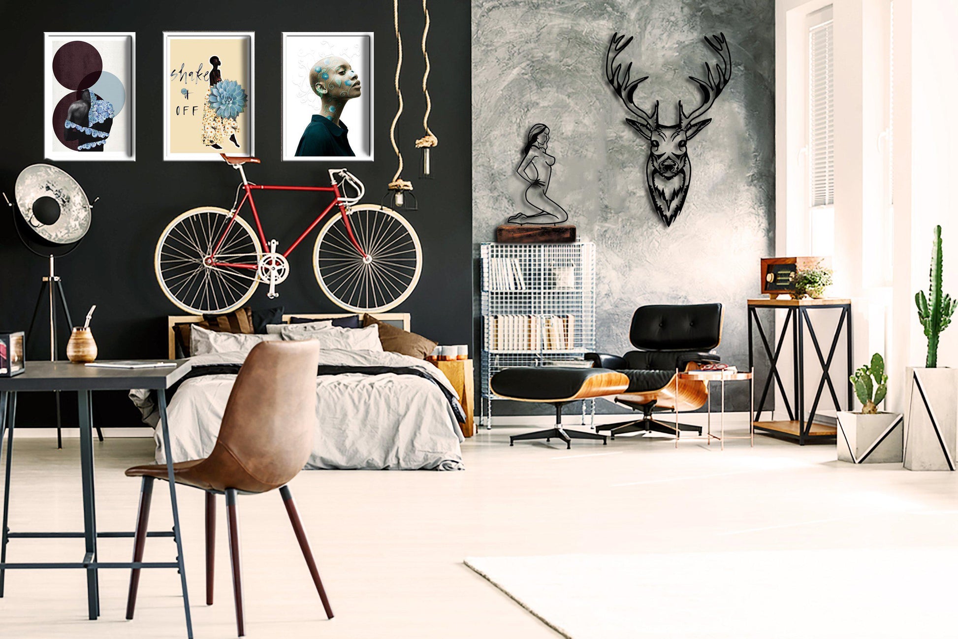 Stag - Metal Wall Art