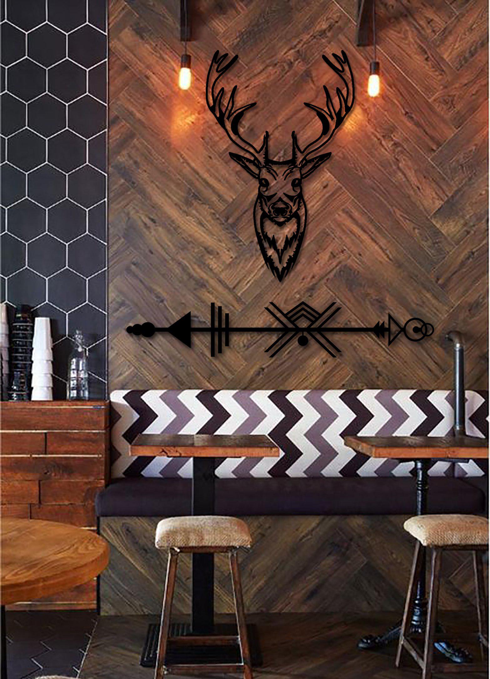 Stag - Metal Wall Art
