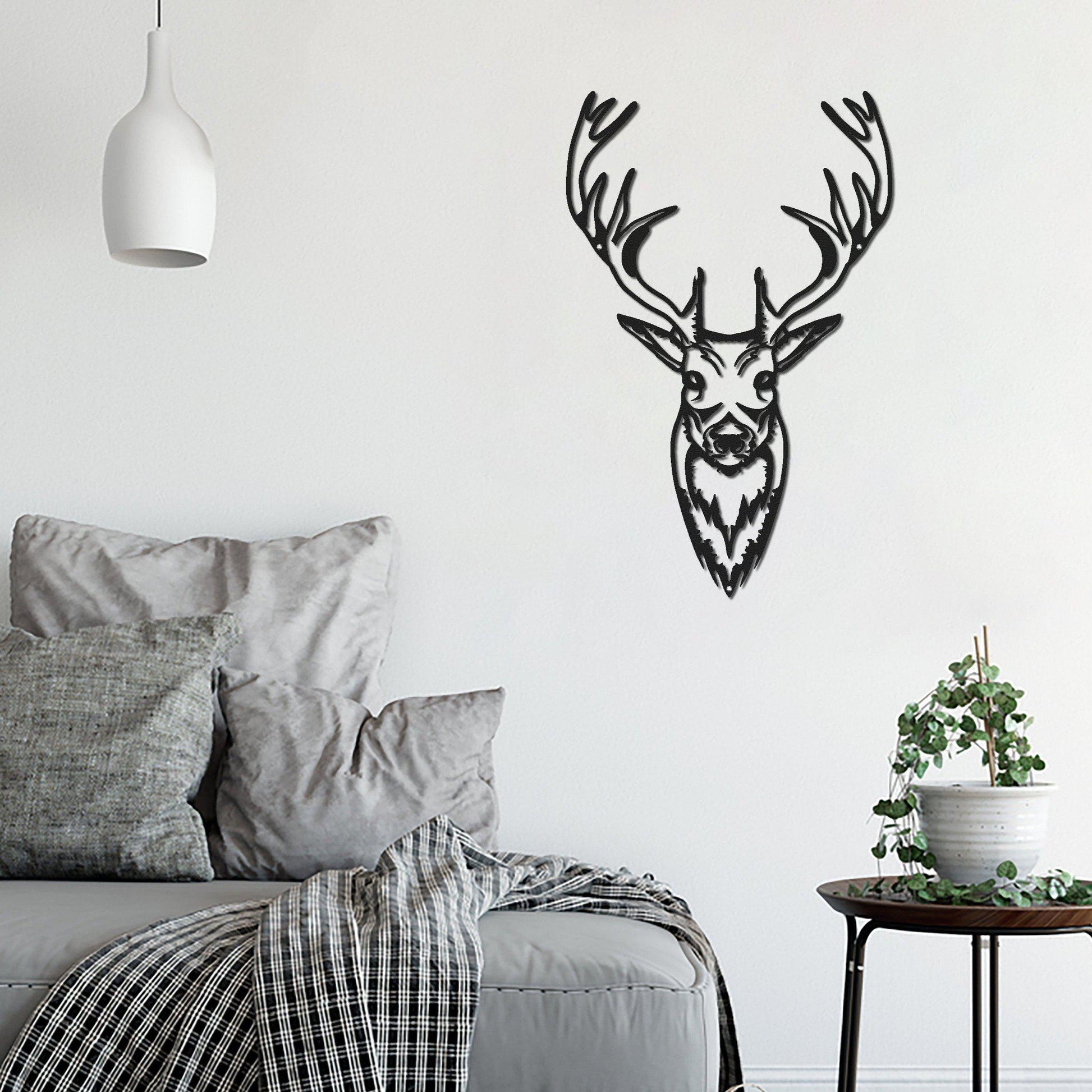 Stag - Metal Wall Art