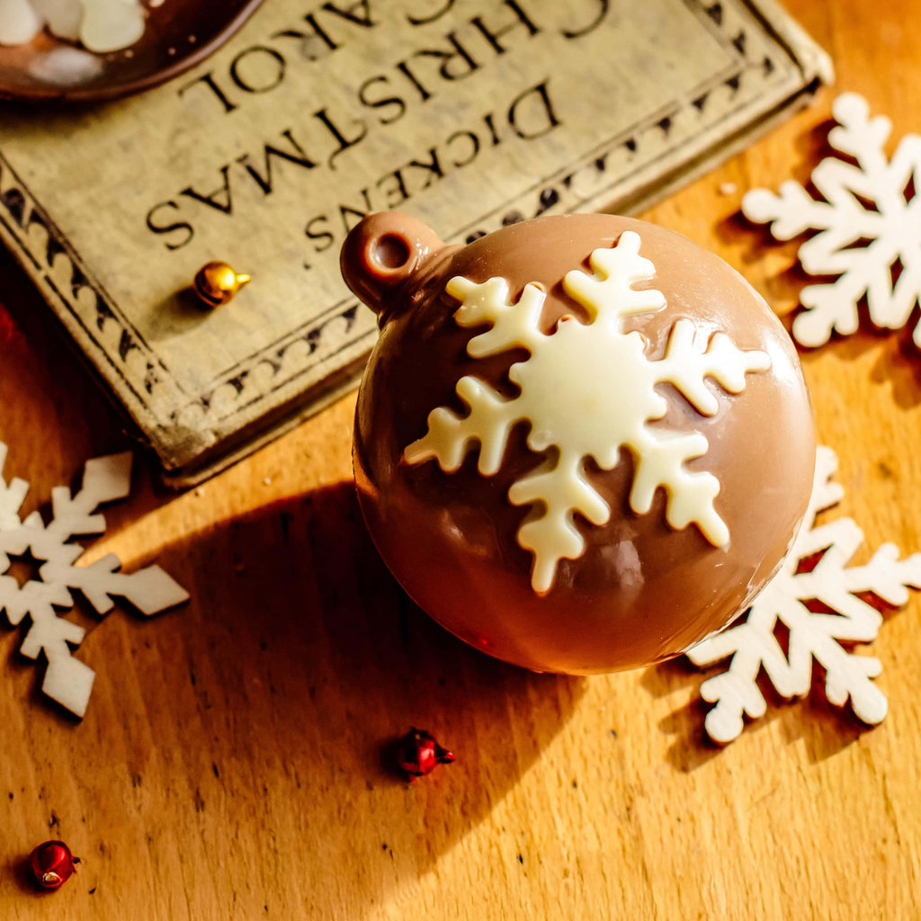 Luxury Handmade Chocolate Christmas Baubles