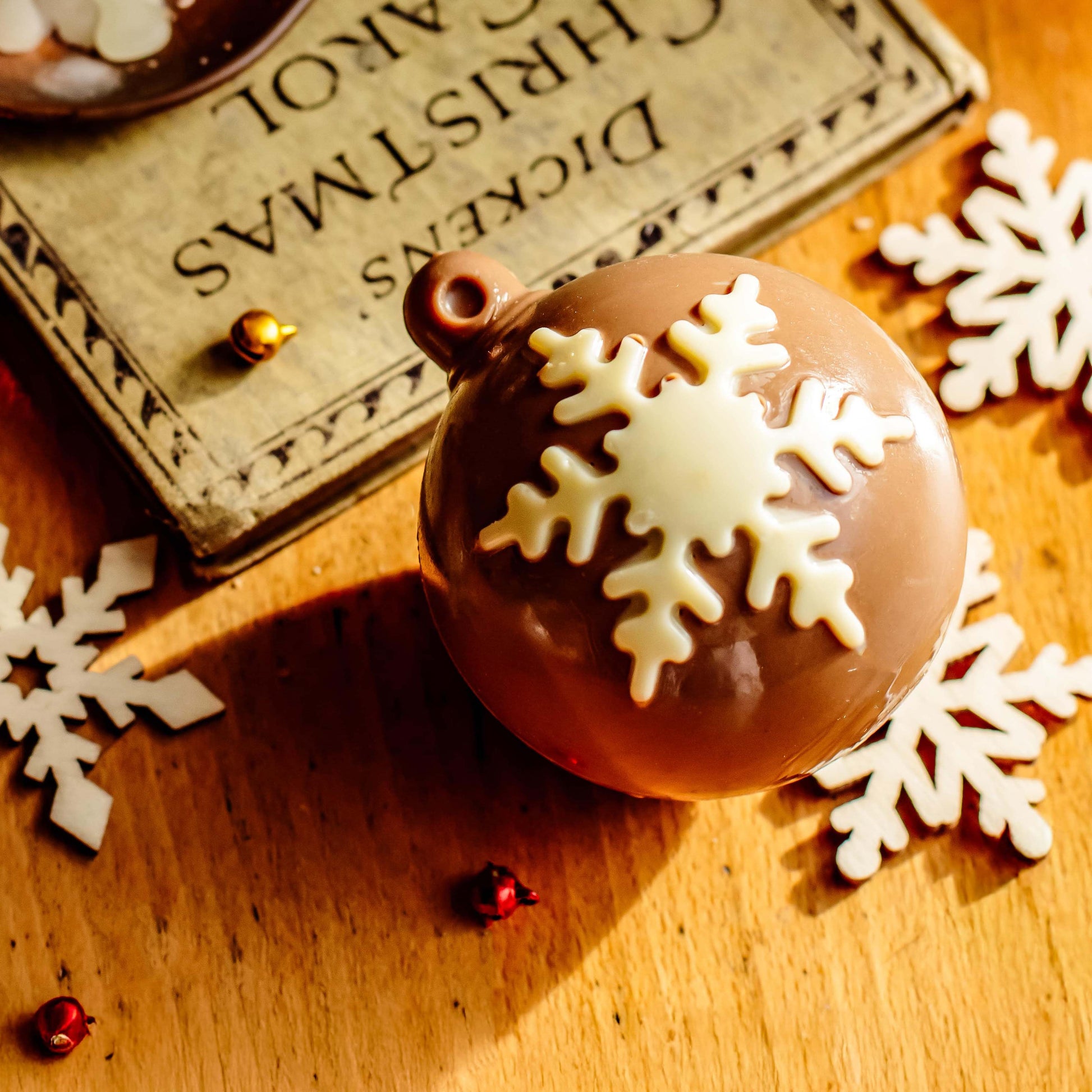 Luxury Handmade Chocolate Christmas Baubles
