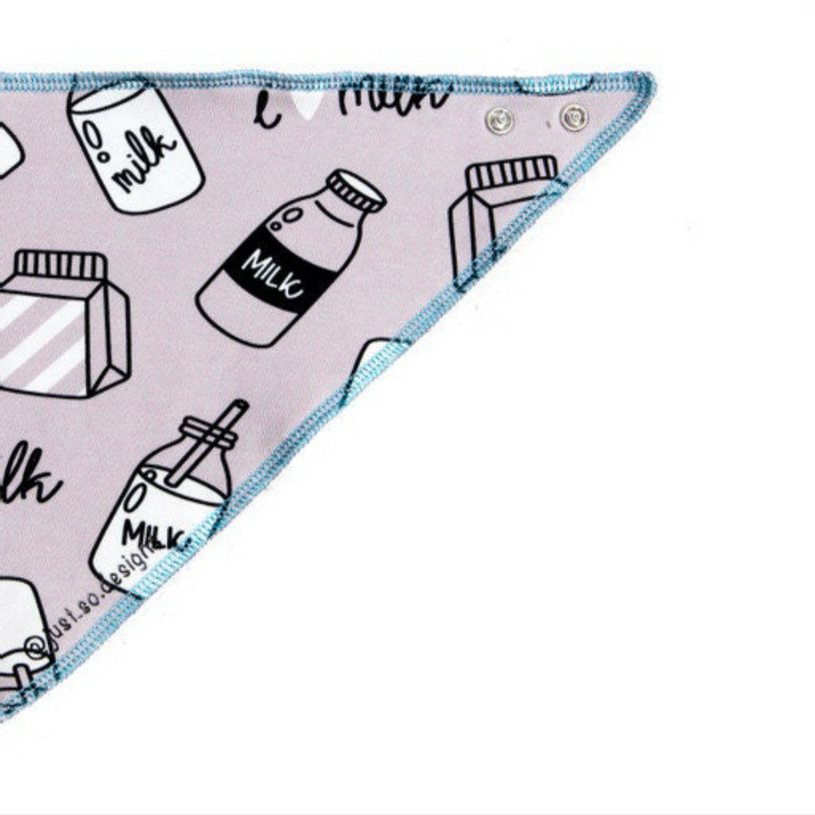 I Love Milk Dribble Bib
