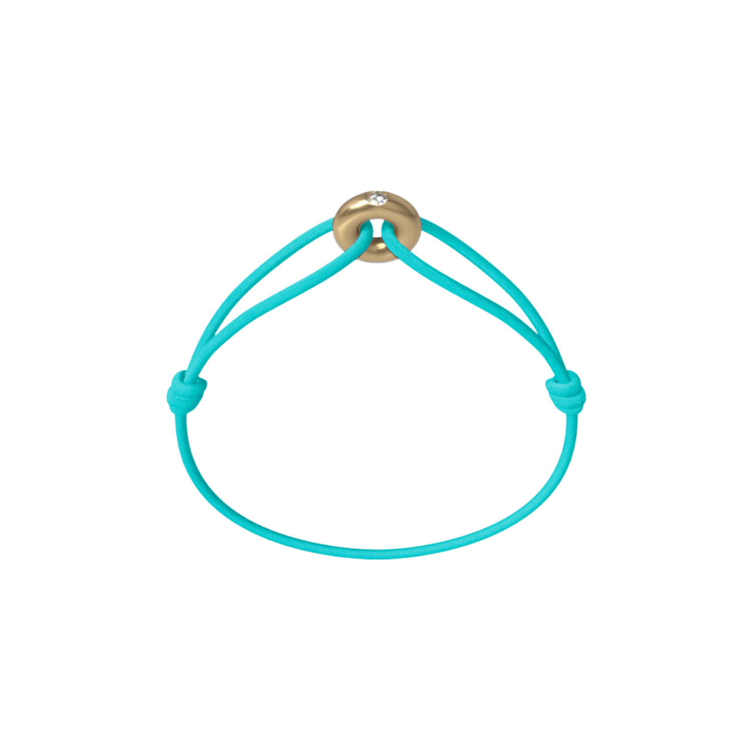 Mini Golden Soho Diamond Cord Bracelet