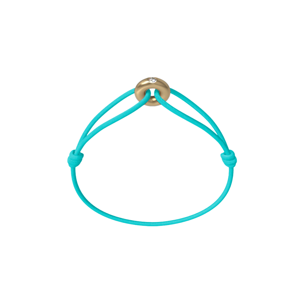 Mini Golden Soho Diamond Cord Bracelet