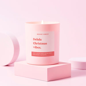 Aesthetic Christmas Candle Gift Delulu Christmas Vibes