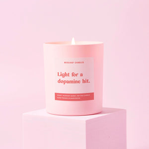 Self-Care Candle for Stress Relief Light for a Dopamine Hit