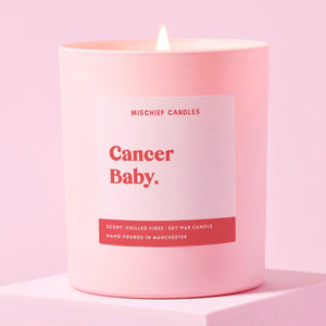 Cancer Birthday Gift Funny Zodiac Candle Cancer Baby