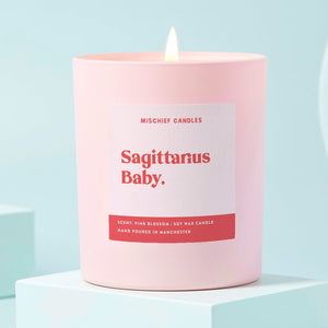 Sagittarius Birthday Gift Funny Zodiac Candle Sagittarius Baby