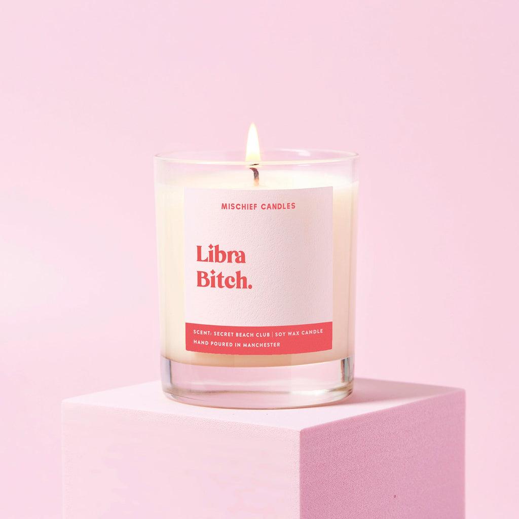 Libra Birthday Gift Funny Zodiac Birthday Candle Libra Bitch