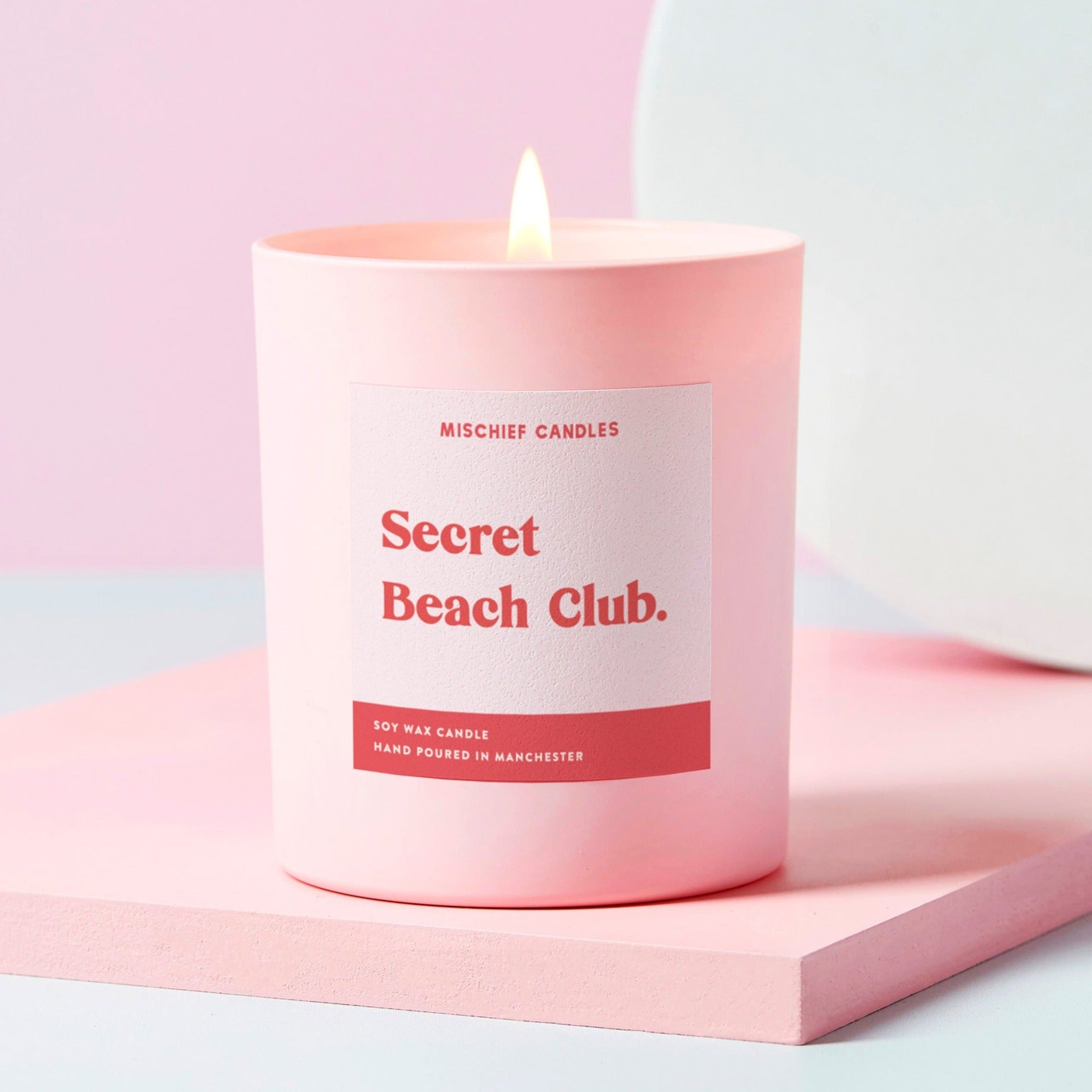 Scented Soy Candle Summer Candle Secret Beach Club