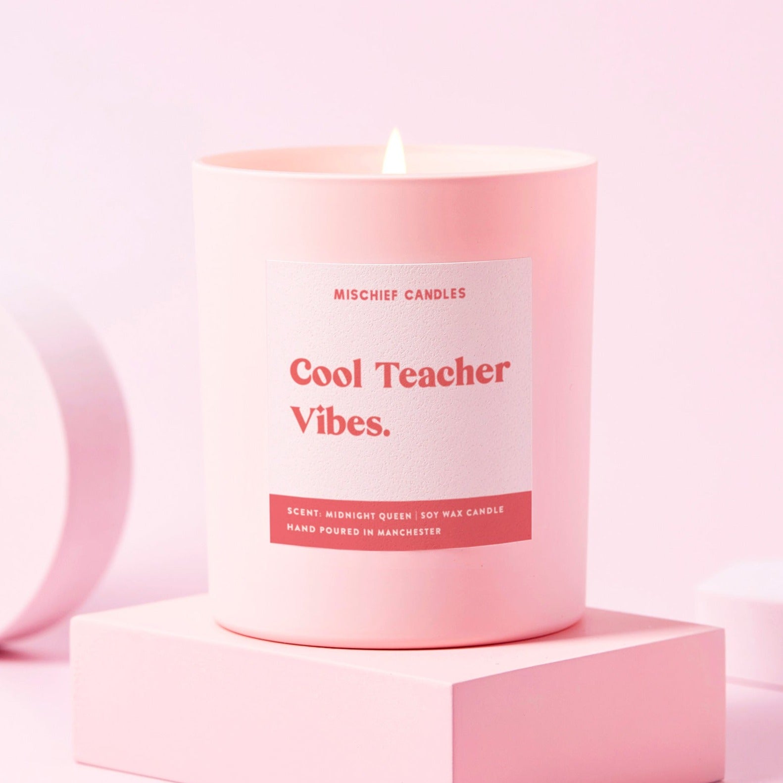 Teacher Gift Funny Teacher Gift Candle Cool Teacher Vibes