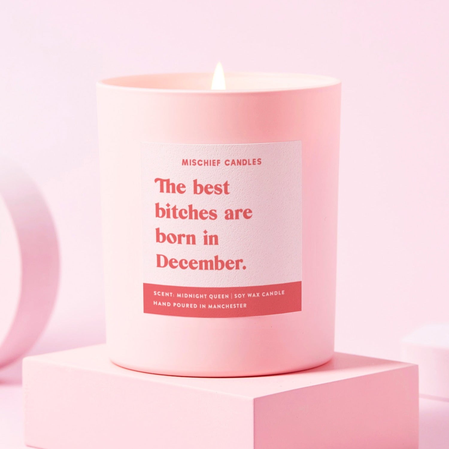 December Birthday Gift Funny Birthday Gift Candle December Birthday Bitch