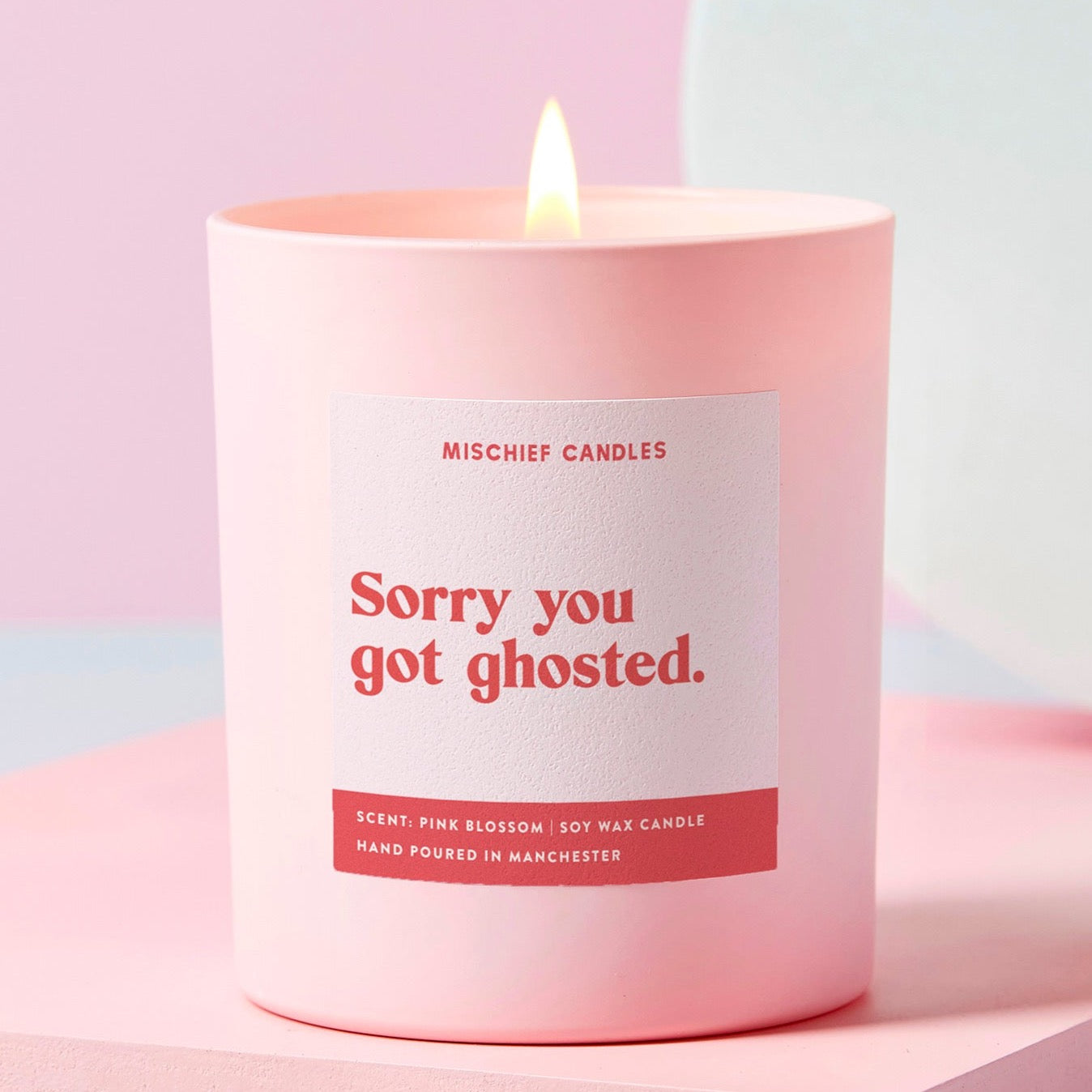 Thinking of You Funny Gift Candle Sorry You Got Ghosted