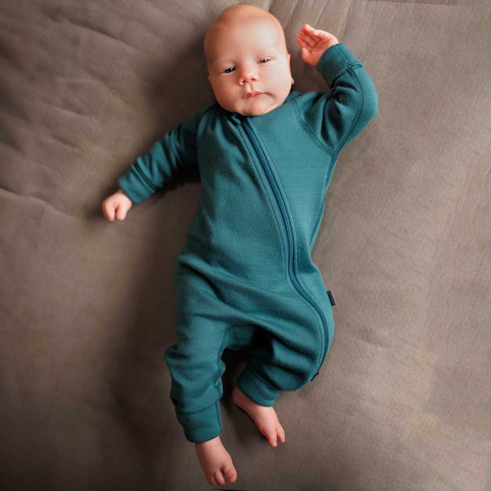MJORN Merino Wool Sleepsuit – Comfortable, Thermoregulating & Mulesing-Free by Breden at brixbailey.com