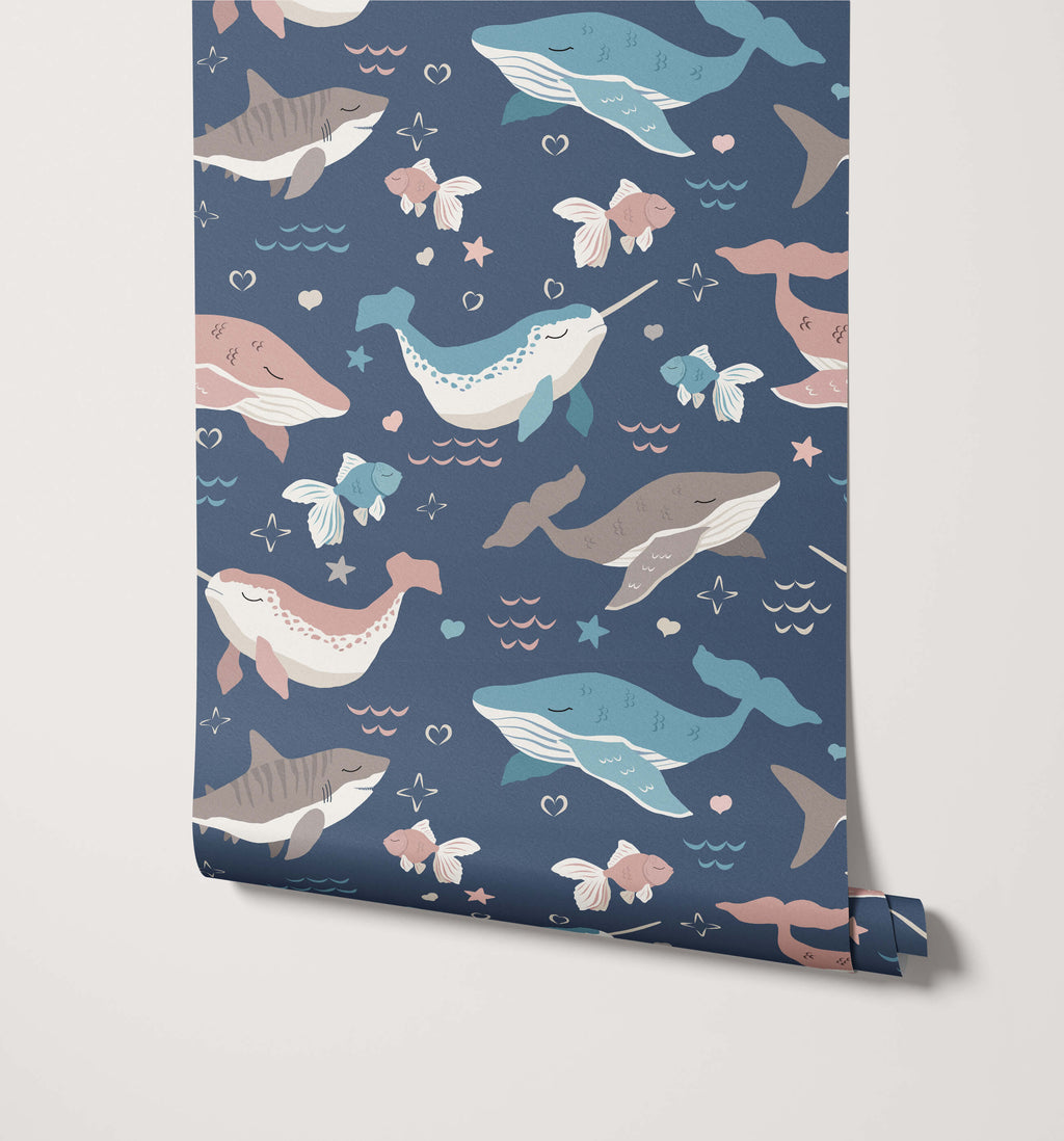 Moby Under the Sea Wallpaper