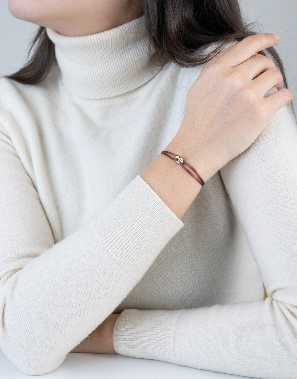 Mini Silver Soho Cord Bracelet