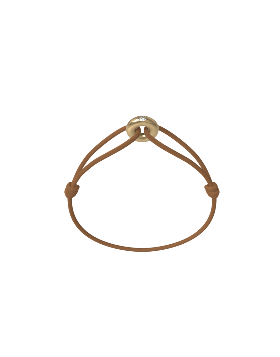 Mini Golden Soho Diamond Cord Bracelet