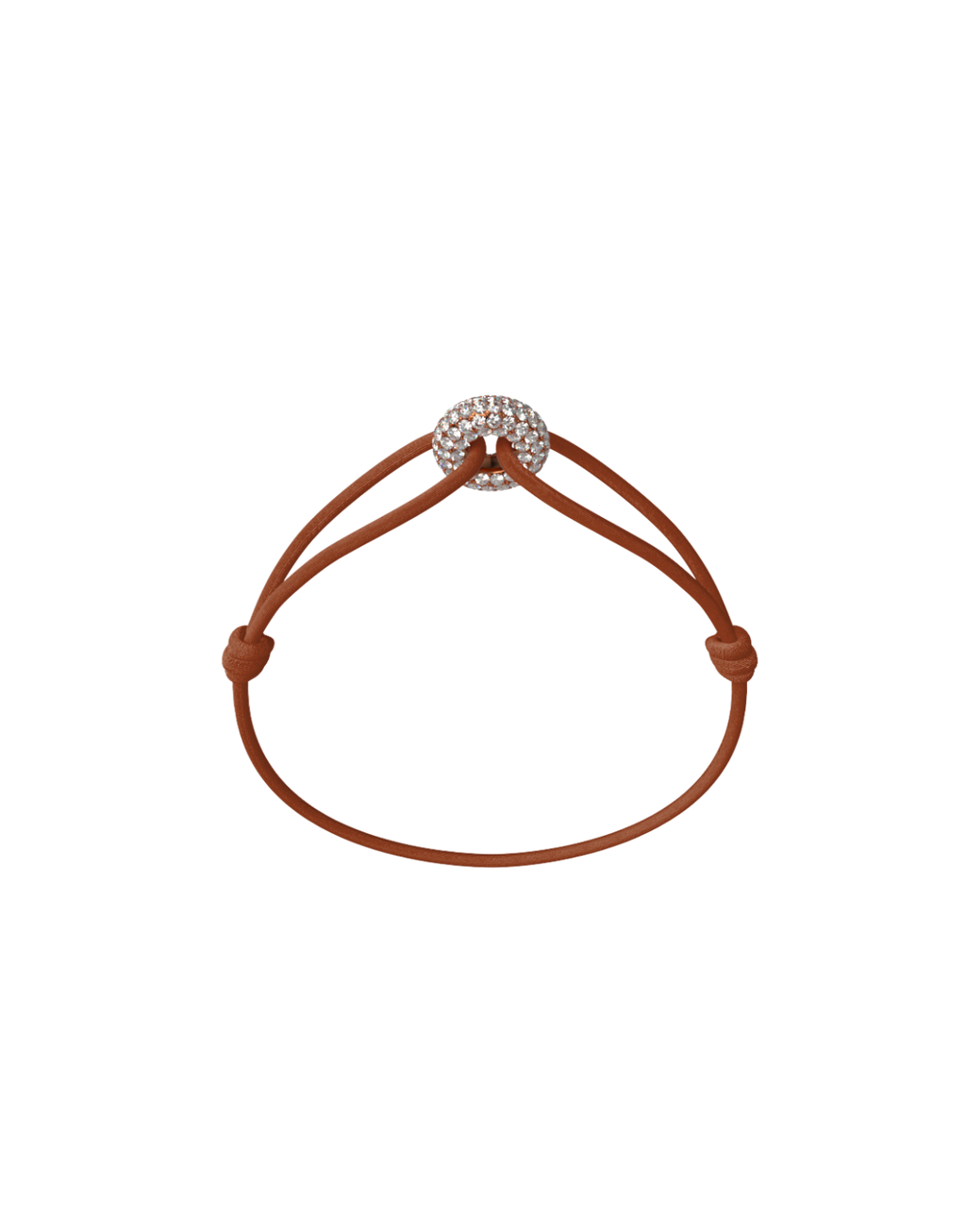 Mini Rose Soho Pavé Cord Bracelet