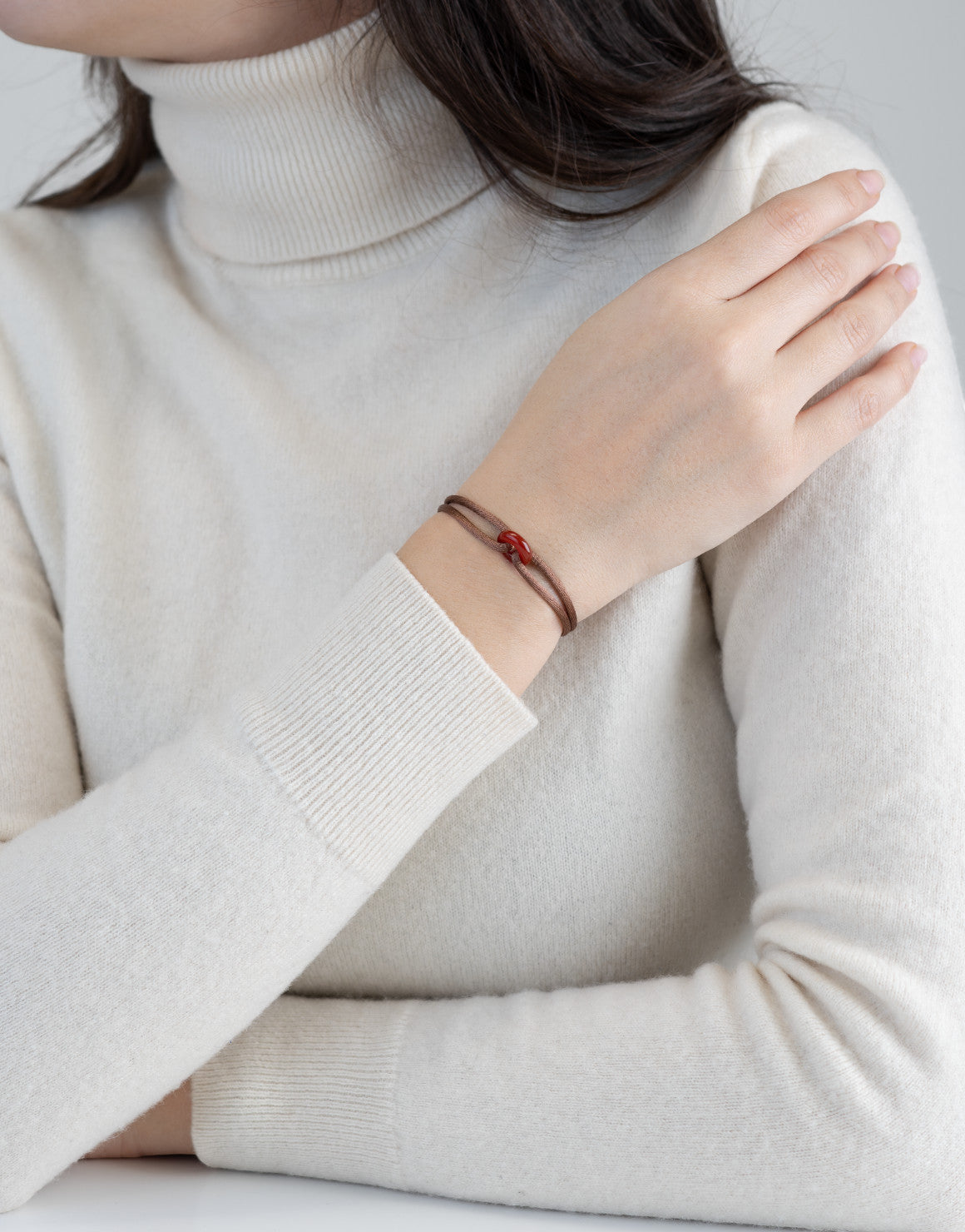 Red Soho Cord Bracelet