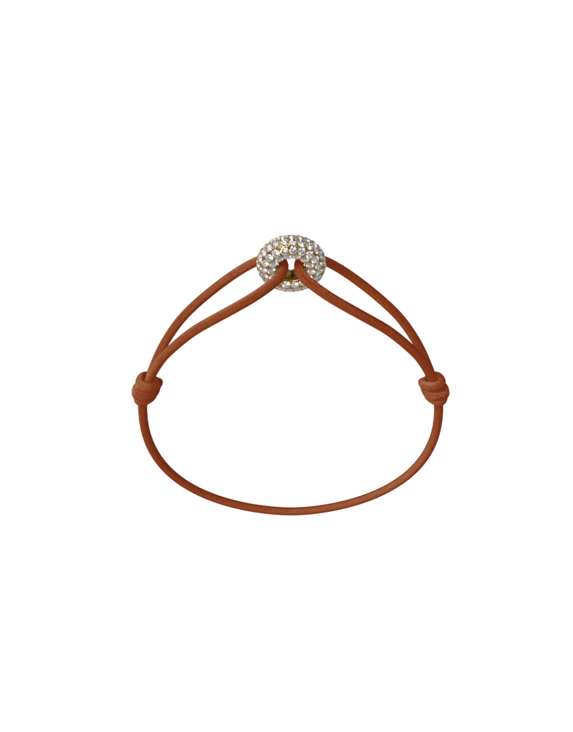 Mini Golden Soho Pavé Cord Bracelet