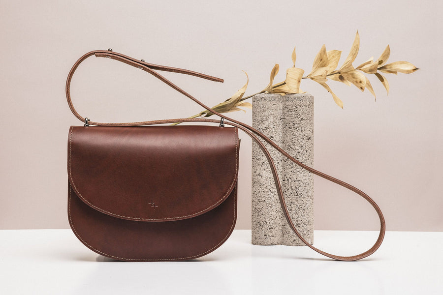 Elegant Moon Pack – Secure & Stylish Crossbody Leather Bag by Craftory at brixbailey.com