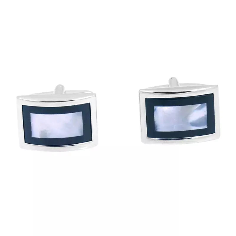 Mother Of Pearl Oblong Cufflinks