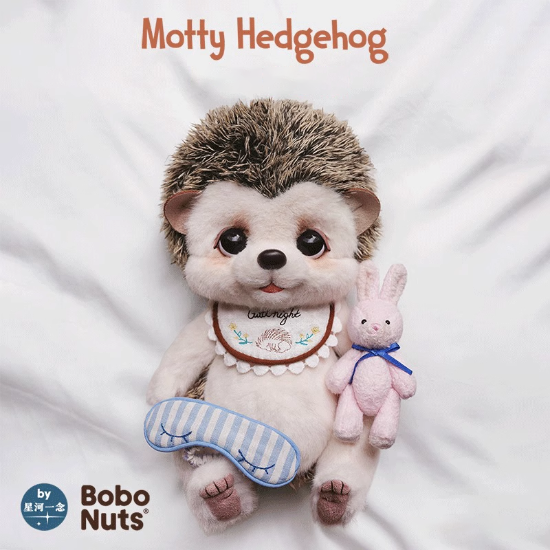 Motty Hedgehog Plush Toy Handmade Soft Cuddly