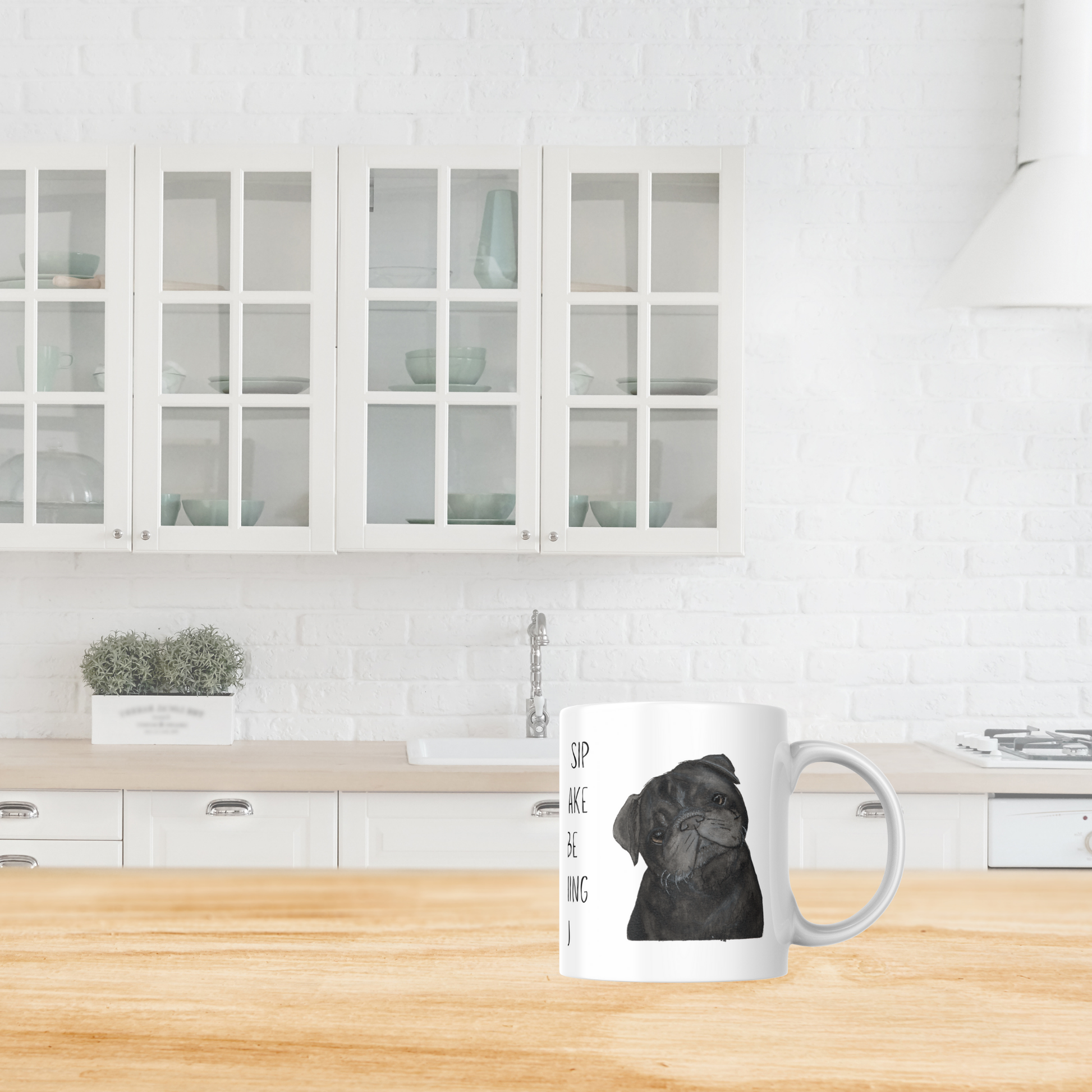 Adorable Pug Mug – Perfect Gift for Dog Lovers | Cute Ceramic Coffee Cup