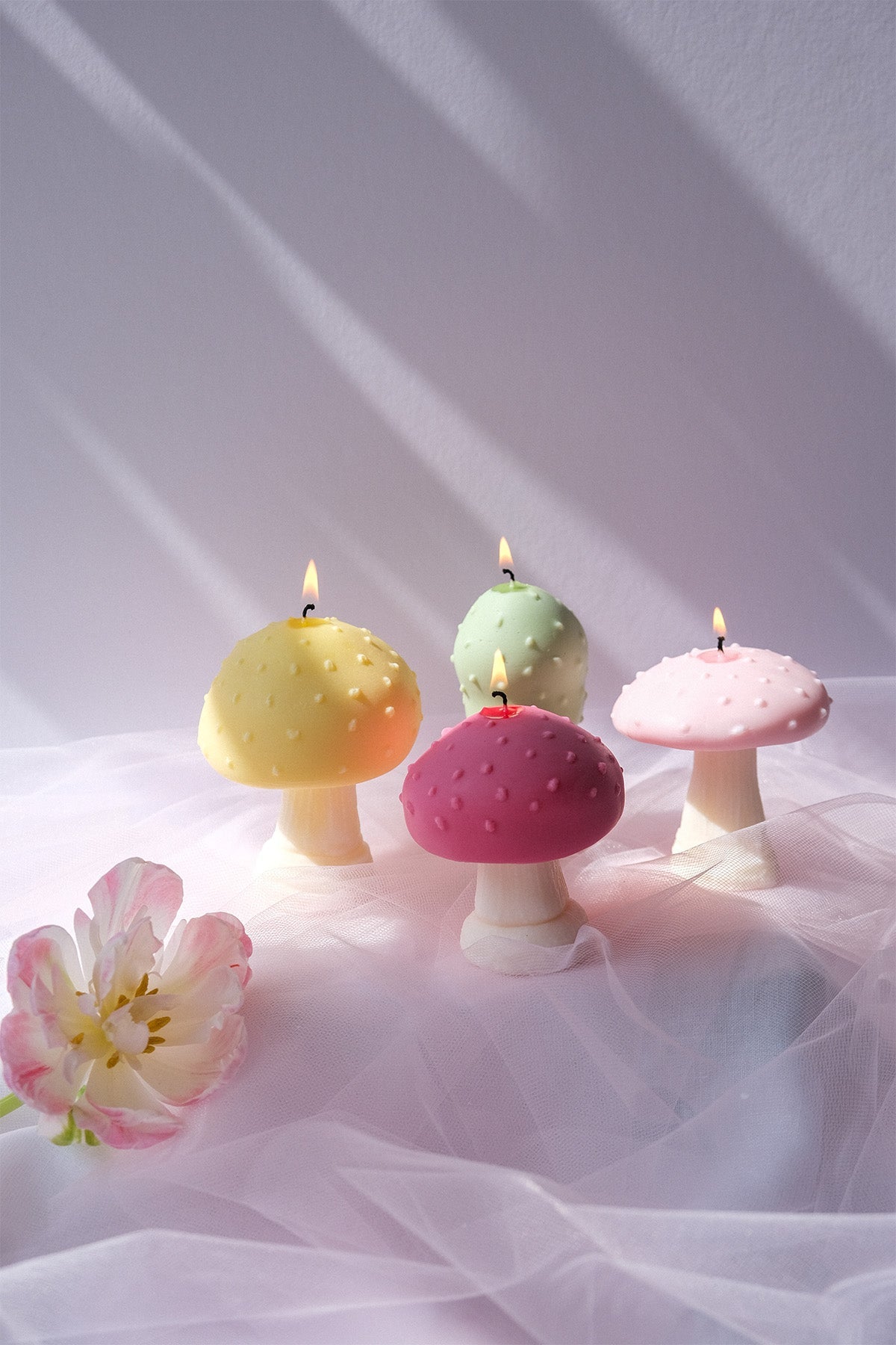 Mushroom Shaped Candles