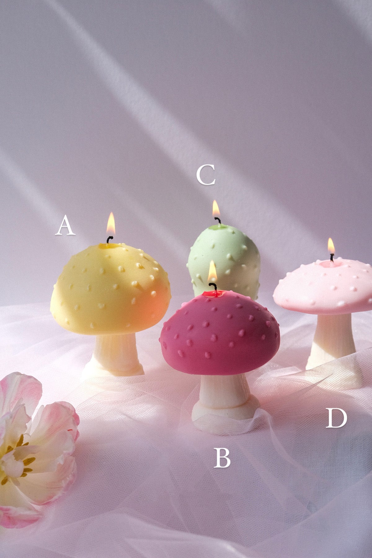 Mushroom Shaped Candles