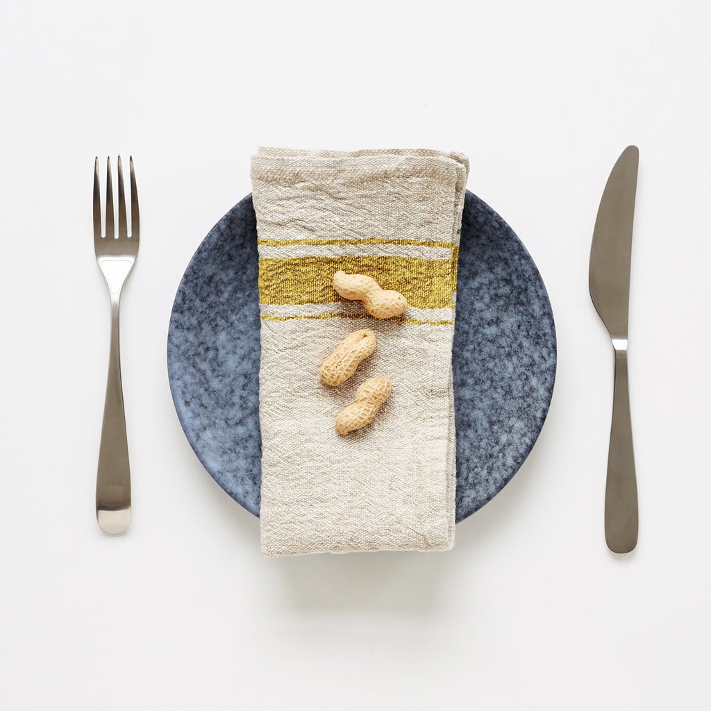 Vintage Linen Napkin Set – Handmade & Eco-Friendly by Linen Tales at www.brixbailey.com