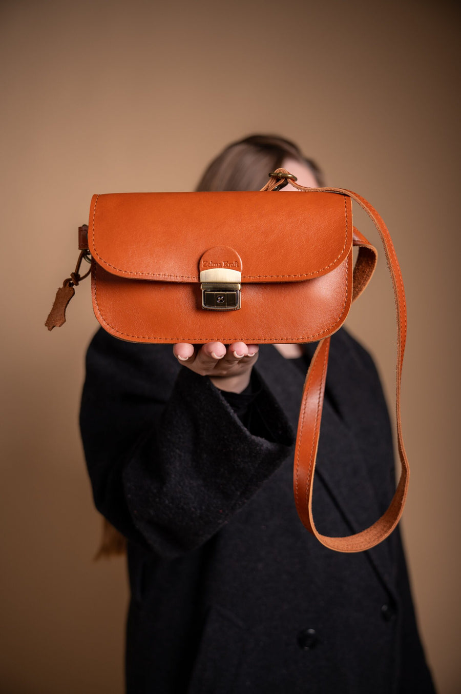 Zelma Kraft Classic Cut Saddle Bag – Vintage Style & Modern Utility by Zelma Kraft at brixbailey.com