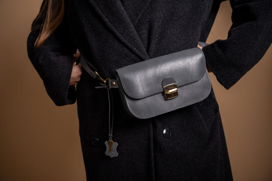 Zelma Kraft Classic Cut Saddle Bag – Timeless & Versatile Leather by Zelma Kraft at brixbailey.com