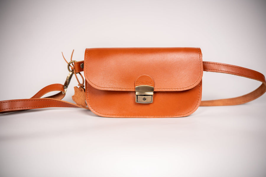 Zelma Kraft Classic Cut Saddle Bag – Vintage Elegance & Utility by Zelma Kraft at brixbailey.com