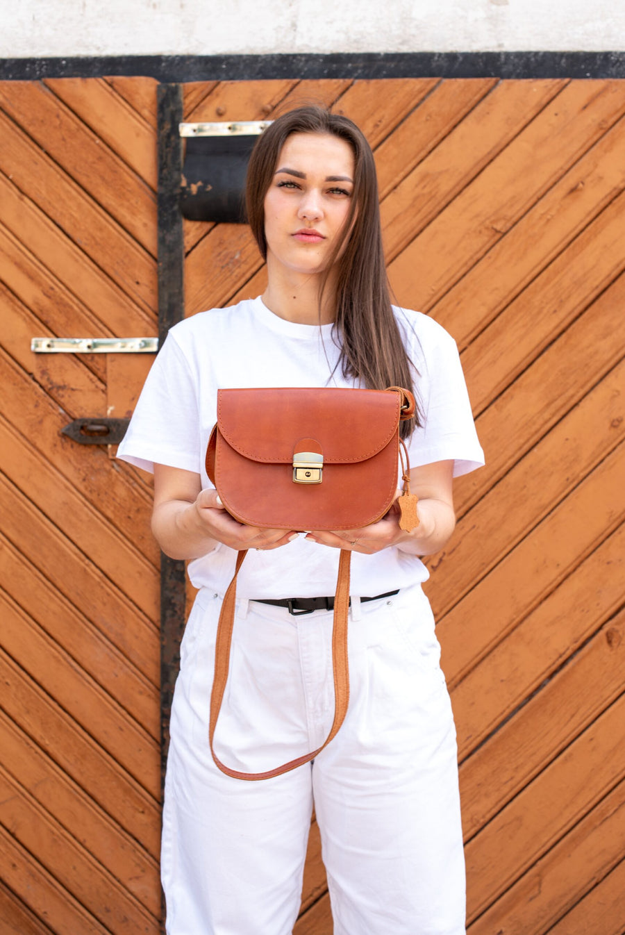 Classic Cut Saddle Bag – Versatile & Elegant Leather Accessory by Zelma Kraft at brixbailey.com