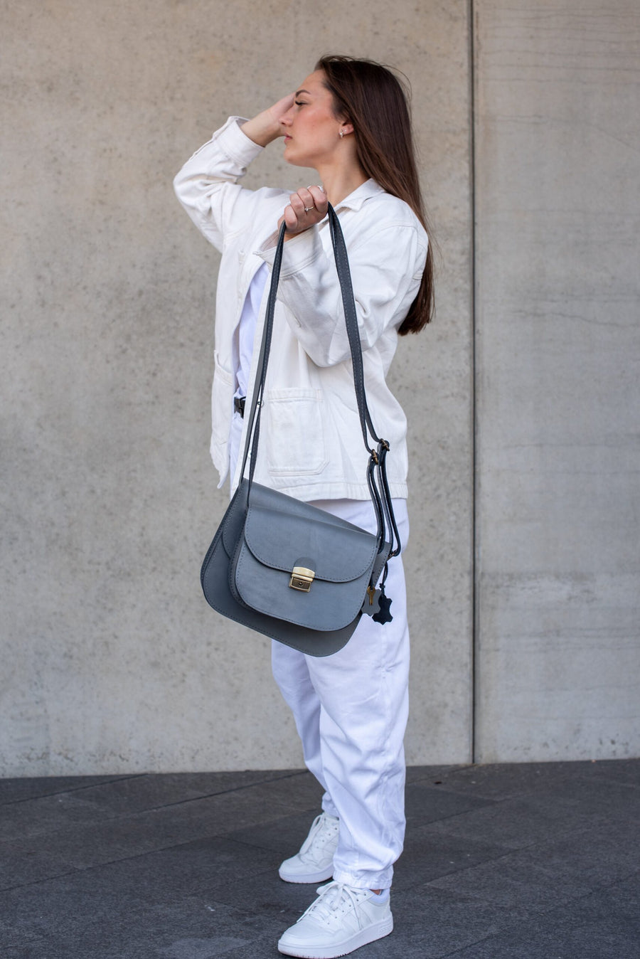 Classic Cut Saddle Bag – Vintage Style & Modern Practicality by Zelma Kraft at brixbailey.com