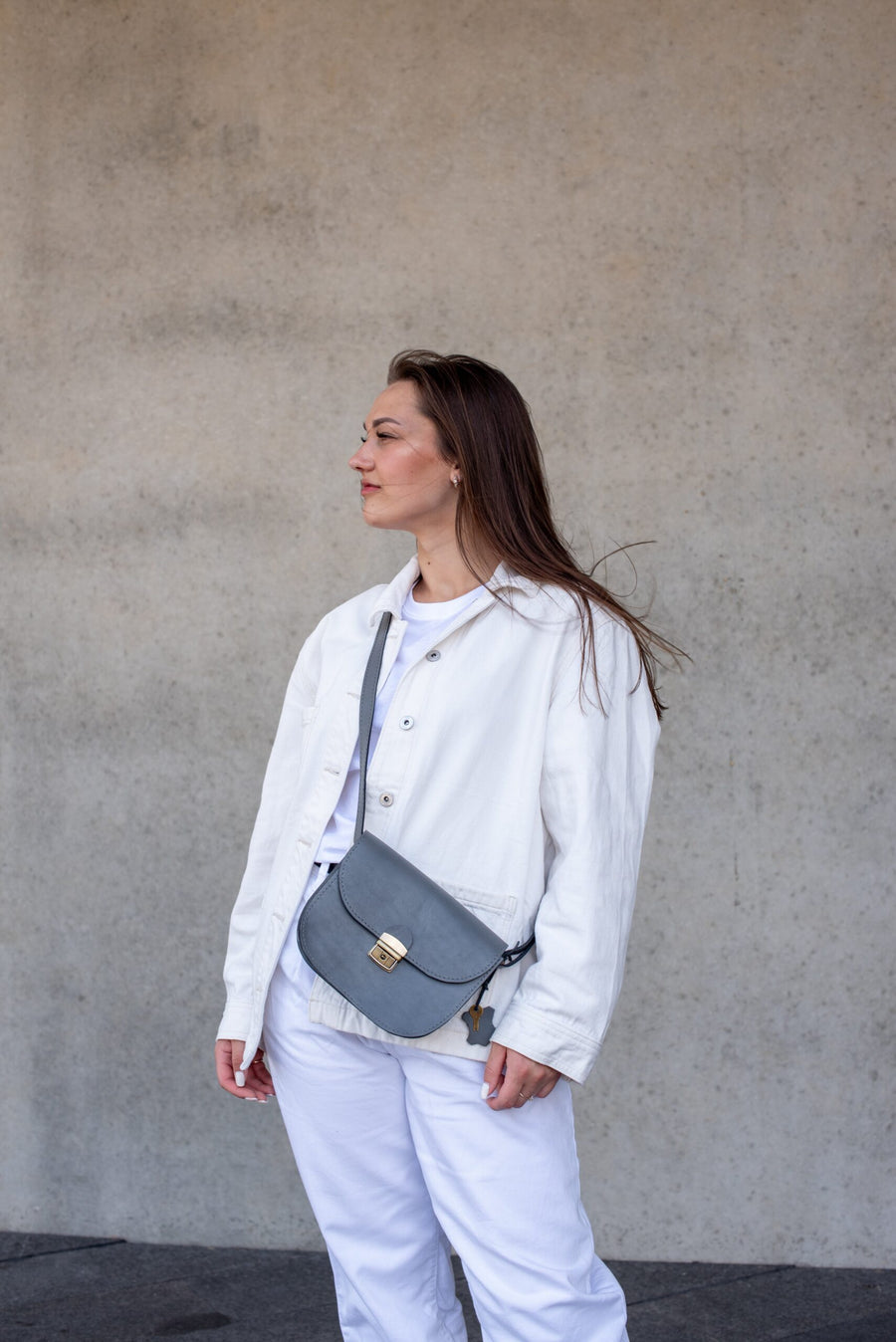 Classic Cut Leather Saddle Bag – Vintage Charm & Modern Style by Zelma Kraft at brixbailey.com