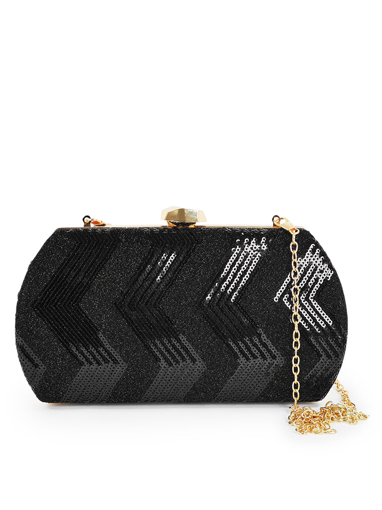 Nabo NK 2231 Black Evening Bag – Glamorous & Sturdy by Nabo at www.brixbailey.com