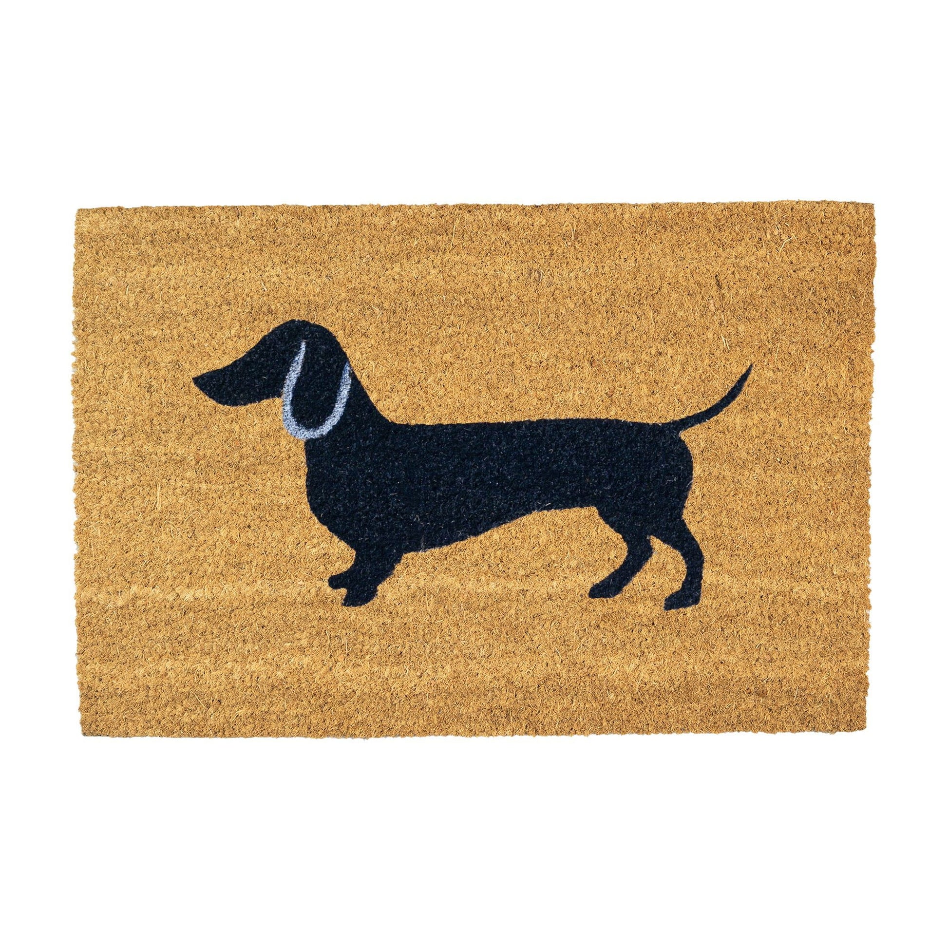 Sausage Dog Coir Door Mat 60cm x 40cm