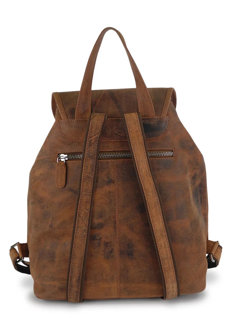 Vintage Nabo Leather Backpack NK 1910 – Classic & Secure by Nabo at brixbailey.com