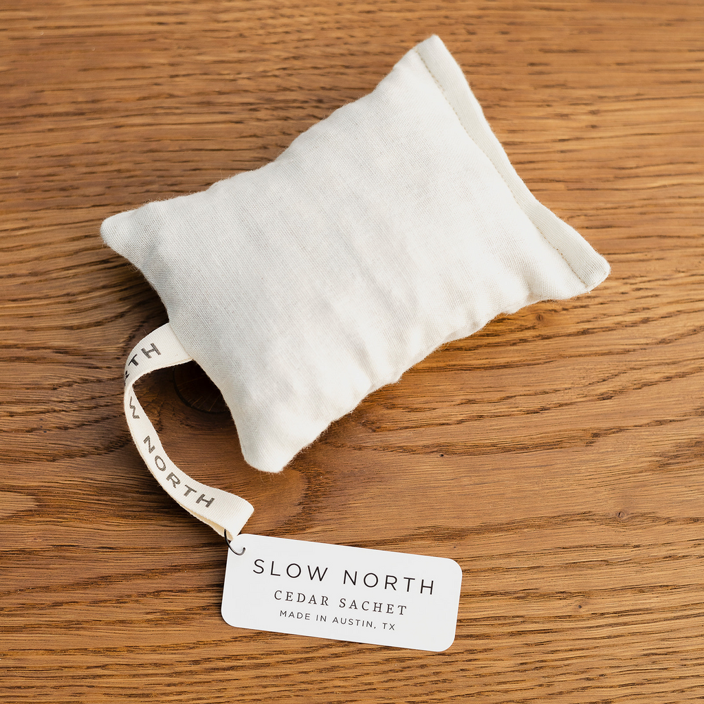 Cedar Sachet Pouch in Cotton Natural