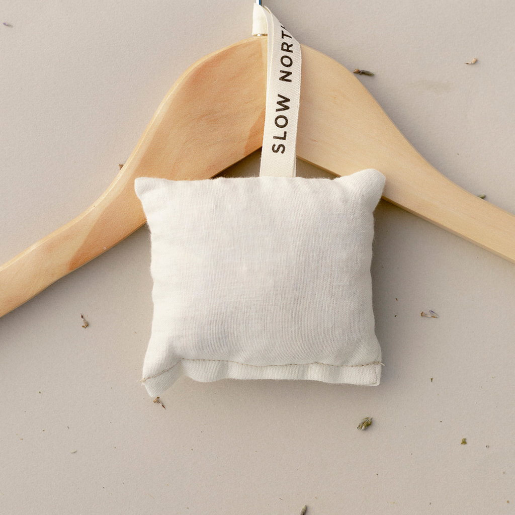 Lavender Cedar Natural Cotton Sachet Pouch