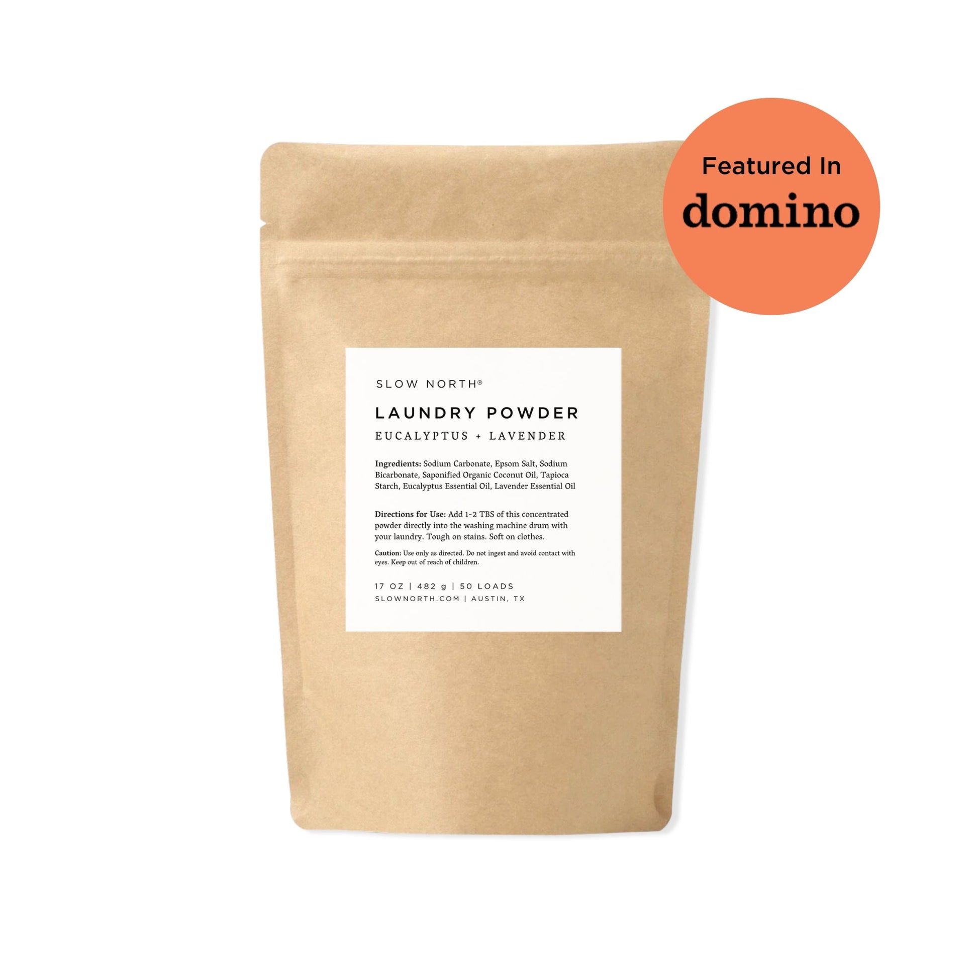 Natural Laundry Powder in Eucalyptus and Lavender