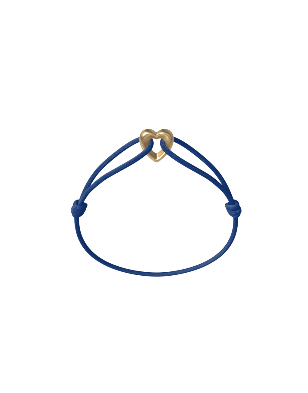 Golden Heart Cord Bracelet