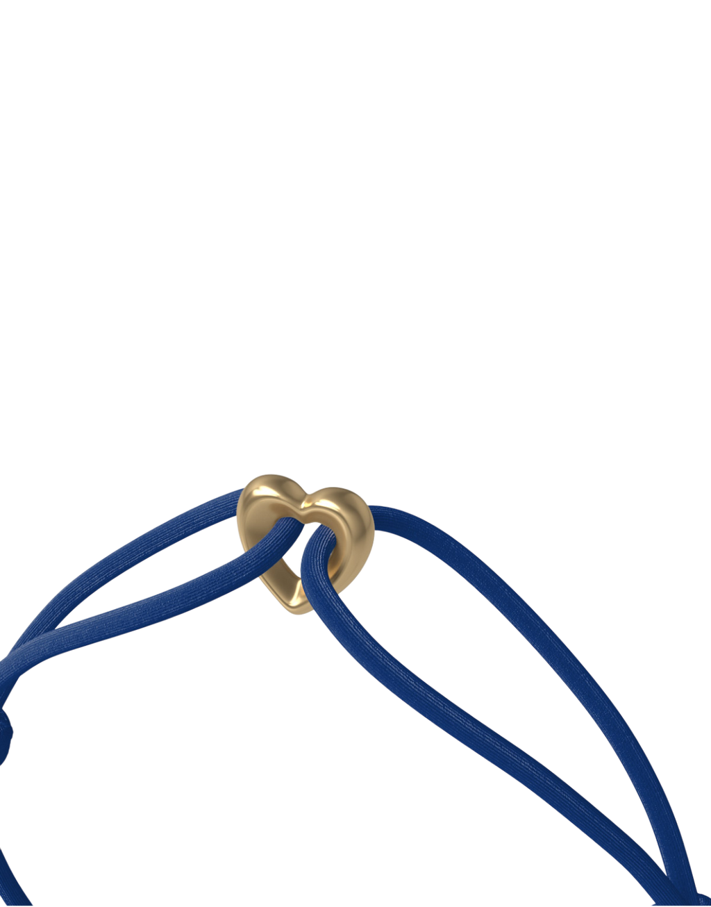Golden Heart Cord Bracelet