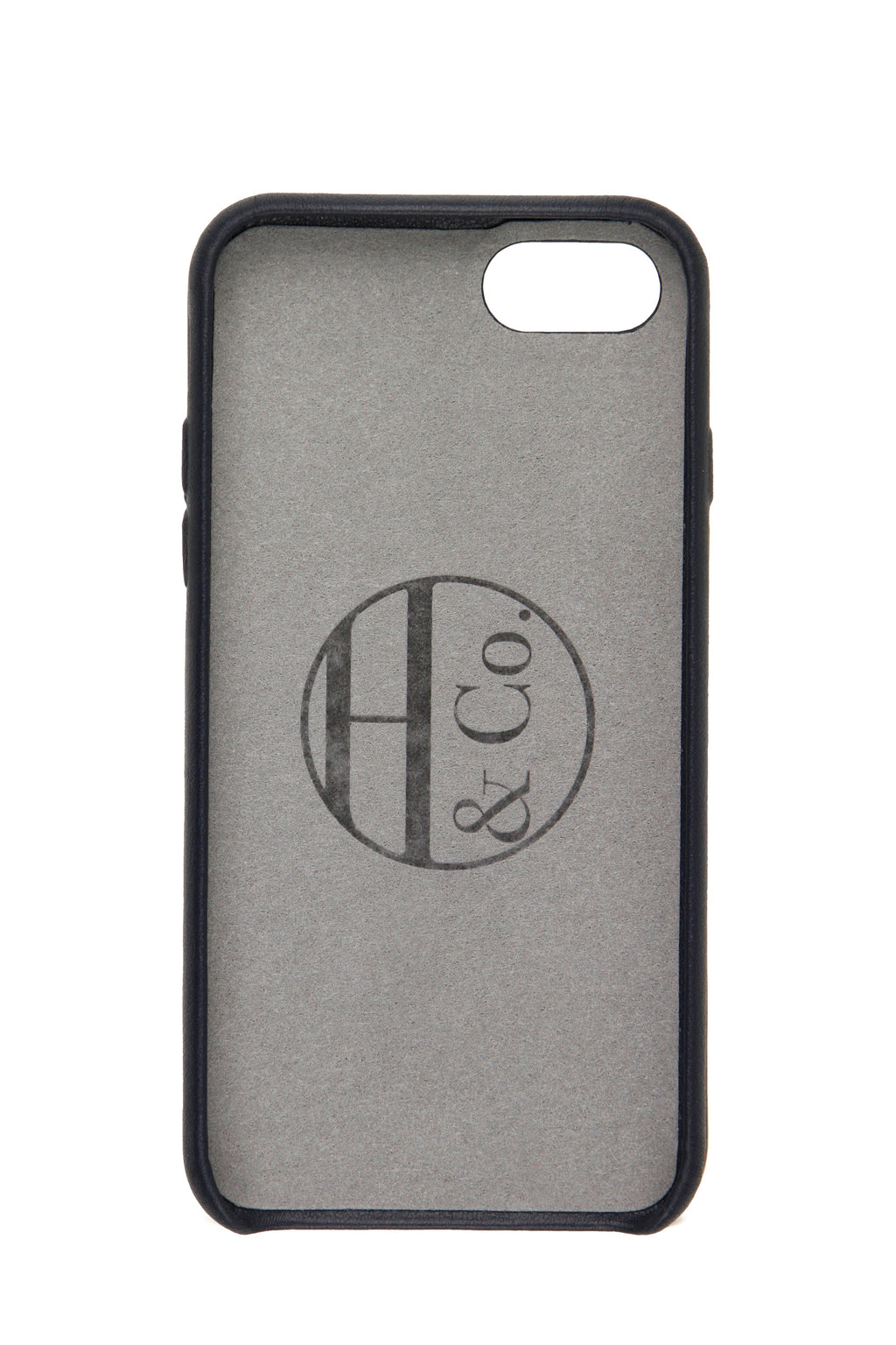 Navy Leather iPhone 7 and 8 Case