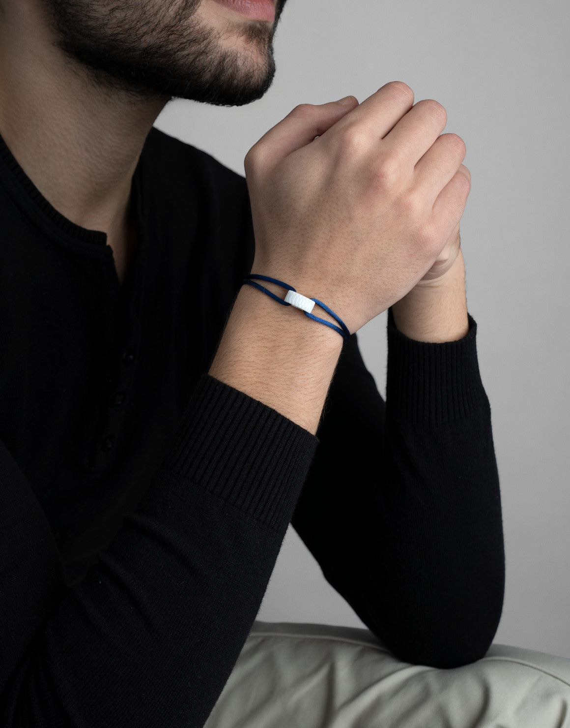 Snow Regent Cord Bracelet