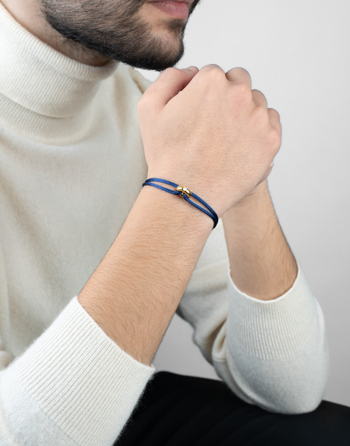 Golden Soho Diamond Cord Bracelet