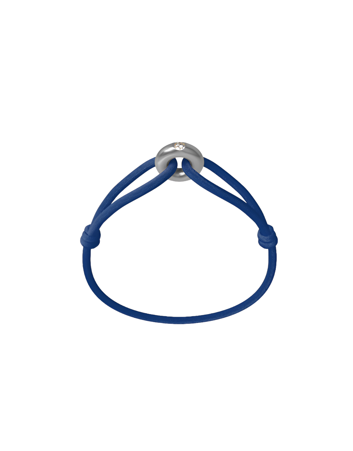 Silver Soho Diamond Cord Bracelet