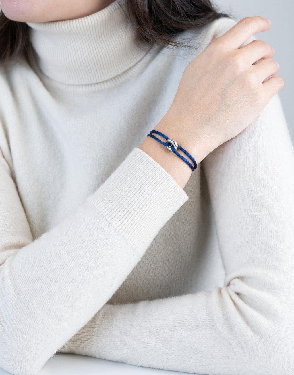 Silver Soho Cord Bracelet